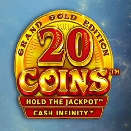 20 Coins Grand Gold Edition slot logo by Wazdan at Cazeus Casino