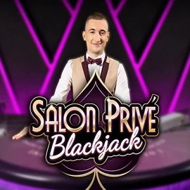 Blackjack Salon Privé slot visual from Ezugi available on ccazeus.nl