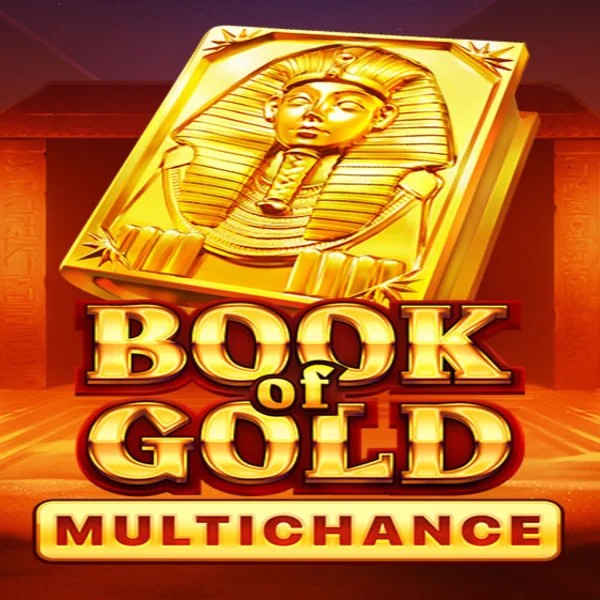 Official Slots logo: Book of Gold Multichance by Playson at Cazeus Casino