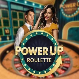 PowerUP Roulette logo – Live Casino by Pragmatic Play at Cazeus Casino