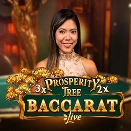 Live Casino logo of Prosperity Tree Baccarat from Evolution at Cazeus Casino