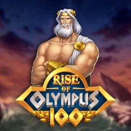 Rise of Olympus 100 logo by  Cazeus Casino