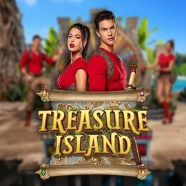 Official Live Casino logo: Treasure Island by Pragmatic Play at Cazeus Casino