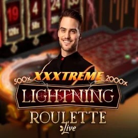 XXXtreme Lightning Roulette online game logo by Evolution on ccazeus.nl